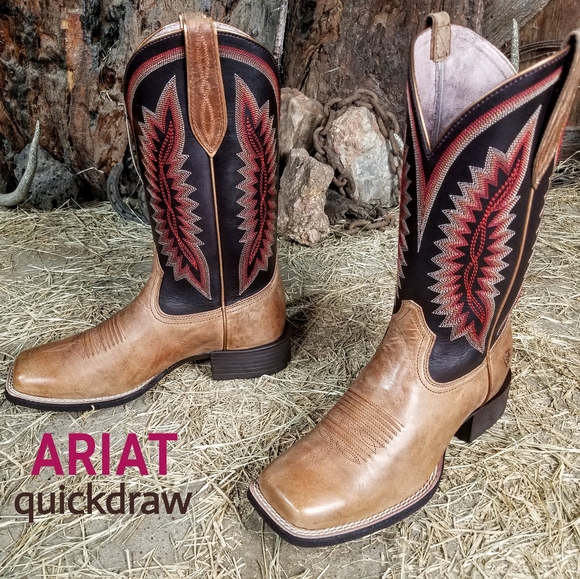 Ariat Shoes - NIB Ariat Quickdraw cowboy boots 6.5B
